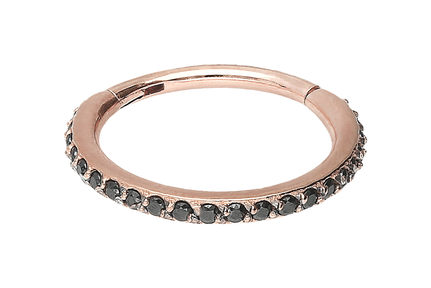 Chirurgenstahl Segmentring Clicker Piercing EINGEFASSTE KRISTALLE ++SALE++